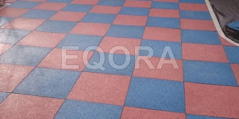Резиновое покрытие из крошки для автосервисов в Серпухове